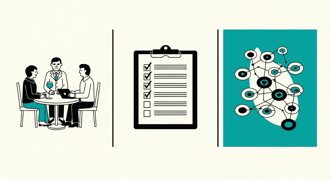Focus Groups vs Surveys vs AI — Which Validation Method Is Right for You? — illustration